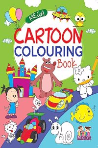 Mega Cartoon Colouring Book