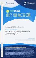 Cengagenow, 1 Term (6 Months) Printed Access Card for Vanderbeck/Mitchell's Principles of Cost Accounting, 17th