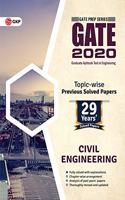 GATE 2020: Civil Engineering 29 Years' Topic-Wise Previous Solved Papers