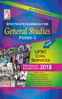 Spectrum's Handbook for General Studies Paper 1- Edition 2018