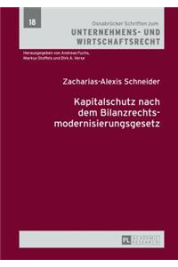 Kapitalschutz Nach Dem Bilanzrechtsmodernisierungsgesetz