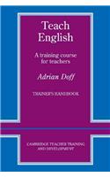 Teach English Trainer's handbook