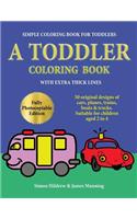 Simple coloring book for toddlers