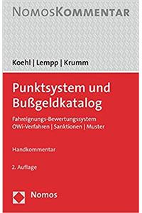 Punktsystem Und Bussgeldkatalog