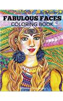 Fabulous Faces Coloring Book