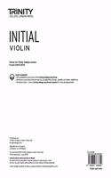 Trinity College London Violin Exam Pieces 2020-2023: Initial (part only)