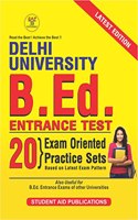 Delhi University B.Ed Entrance Test Latest 20 Practice Sets Latest 2022