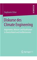 Diskurse Des Climate Engineering