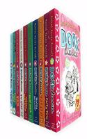 Dork Diaries x 10 title Slipcase set: Dork Diaries / Party Time / How to Dork your Diary / Pop Star / Dear Dork / TV Star / Skating Sensation / Holiday Heartbreak / OMG / Once Upon a Dor