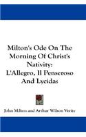 Milton's Ode On The Morning Of Christ's Nativity