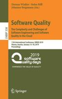 Software Quality: The Complexity and Challenges of Software Engineering and Software Quality in the Cloud