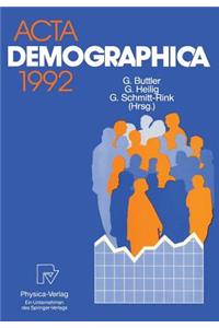 Acta Demographica 1992