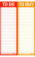 Knock Knock Perforated Pad: To Do/To Buy