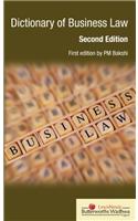 Dictionary Of Business Law