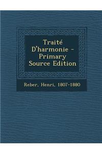 Traité d'Harmonie