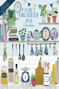 2026 Georgia Breeze Family Organizer Wall Planner