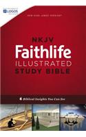 NKJV, Faithlife Illustrated Study Bible, Hardcover, Red Letter Edition: Biblical Insights You Can See