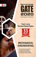GATE 2020 - Topic-wise Previous Solved Papers - 33 Years' Solved Papers- Mechanical Engineering