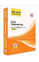ESE 2018 Preliminary Exam: Civil Engineering - Topicwise Objective Solved Papers - Vol. 2