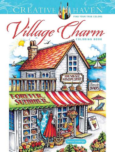 Creative Haven Village Charm Coloring Book