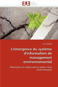L''�mergence Du Syst�me d''information de Management Environnemental