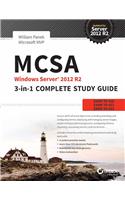 MCSA Windows Server 2012 R2 3-In-1 Complete Study Guide: Exam 70-410, 70-411, 70-412