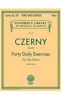 Czerny - 40 Daily Exercises, Op. 337