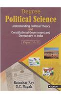 Degree Political Science Understanding Political Theory and Constitutional Gevernment and Democracy in India Paper - I & II Odisha