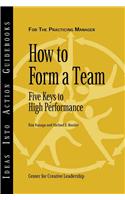 How to Form a Team