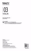 Trinity College London Violin Exam Pieces 2020-2023: Grade 3 (part only)