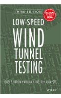 Low-Speed Wind Tunnel Testing