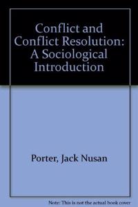 Conflict and Conflict Resolution
