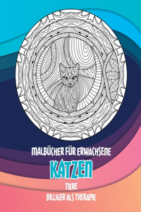 Malbücher für Erwachsene - Billiger als Therapie - Tiere - Katzen