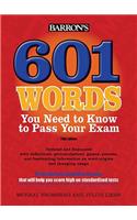 Barron's 601 Words You Need to Know to Pass Your Exam