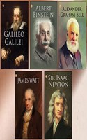 Great Scientists of the World : Galileo Galilei | Albert Einstein | Alexander Graham Bell | James Watt | Sir Isaac Newton (Inspirational Biography Books)