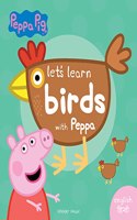 Peppa Board Book - Let's Learn Birds with Peppa - English & Hindi: Early Learning for Children