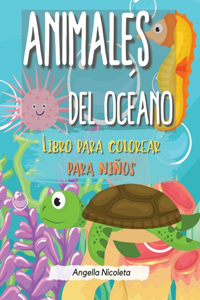 Animales del océano Libro para colorear para niños