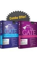 Wiley Acing The Gate: Computer Science And Information Technology, Engineering Mathematics And General Aptitude (Combo Set)