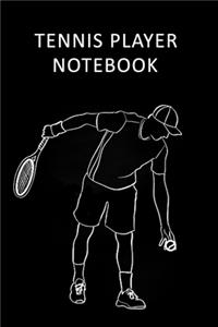 Tennis Player Notebook