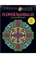 Creative Haven Flower Mandalas Coloring Book