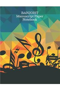 Banjoist Manuscript Paper Notebook
