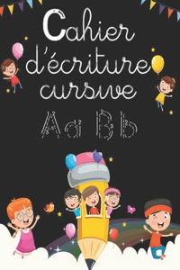 Cahier d'écriture cursive