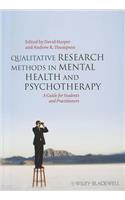 Qualitative Research Methods in Mental Health and Psychotherapy