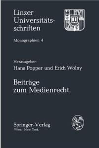 Beitrage Zum Medienrecht