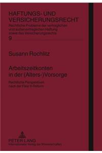 Arbeitszeitkonten in Der (Alters-)Vorsorge