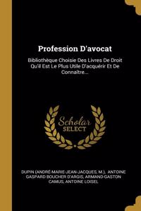 Profession D'avocat