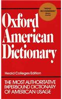 Oxford American Dictionary