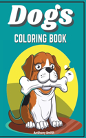 Dogs & Puppies Coloring Book For Kids