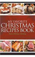 My Favorite Christmas Recipes Book