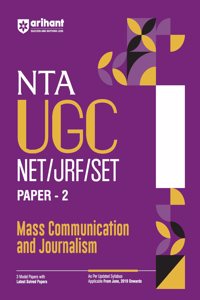 Arihant NTA UGC NET/ JRF/ SET PAPER-2 Mass Communication and Journalism | As per updated syllabus | 3 Model Papers with latest solved papers